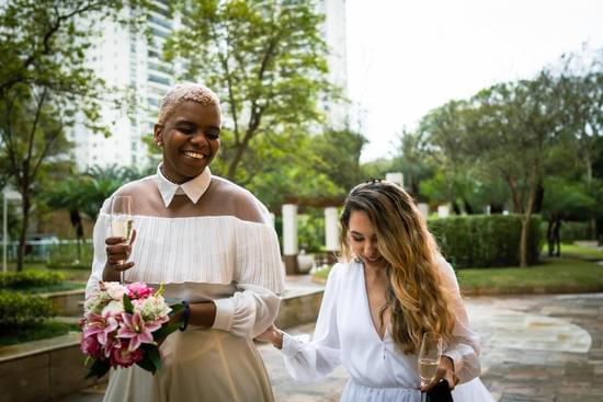During the toasts, subtly ask, 'Will you marry me' to surprise everyone at your wedding