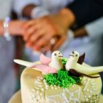 Maroon Wedding Dress Elegant maroon wedding dress with intricate beading and lace details for a stunning bridal look