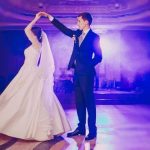 Flattering A-line silhouette with supportive bodice for busty brides